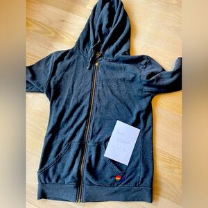 Women’s sz Medium Aviator Nation Zip up with lightening bolt